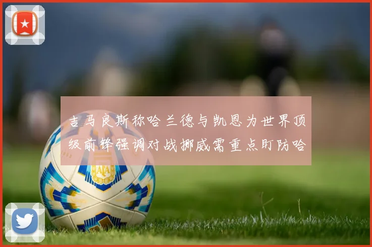 吉马良斯称哈兰德与凯恩为世界顶级前锋强调对战挪威需重点盯防哈兰德